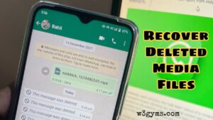 Recover All Deleted Whatsapp Media Files 2022