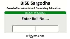 BISE Sargodha Board 9th Class Result